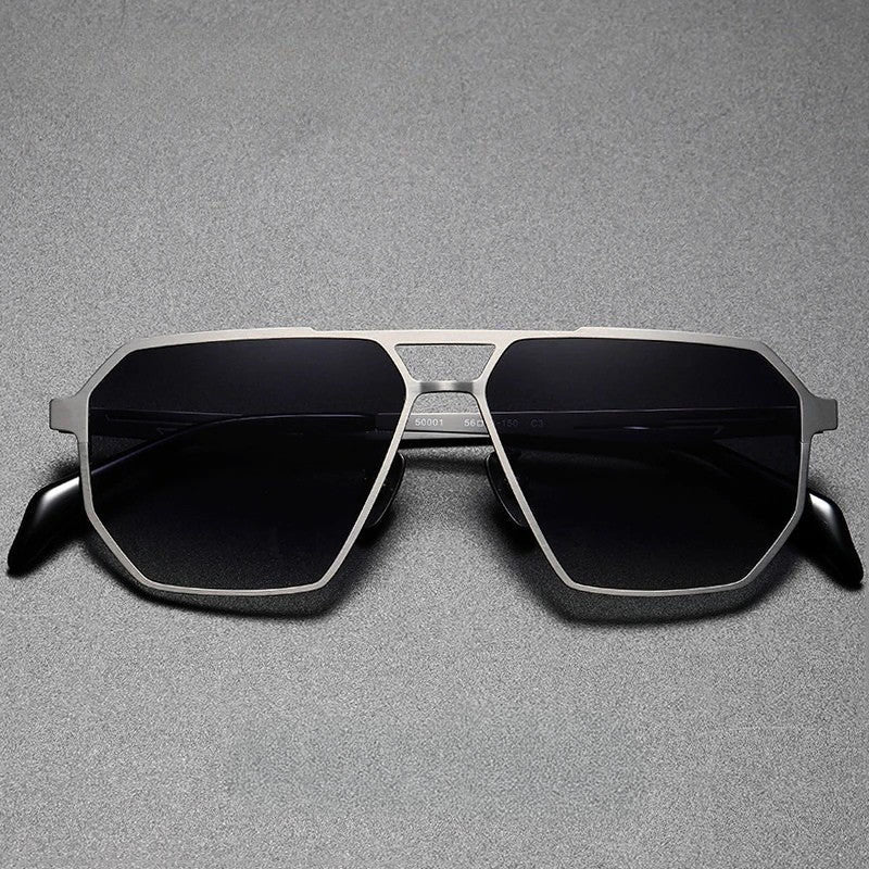 Men's Sunglasses Hexagon Frame | Aviator Style
