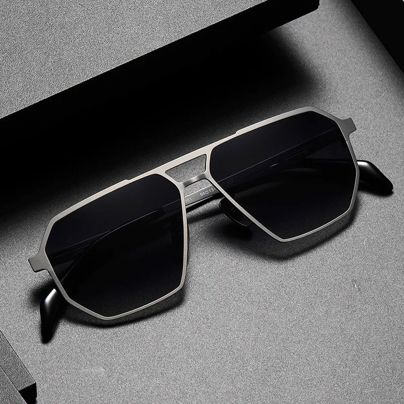 Men's Sunglasses Hexagon Frame | Aviator Style