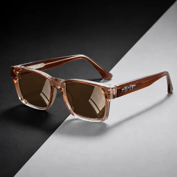 Men’s Sunglasses with Square Frame & Tinted Lenses | Casual