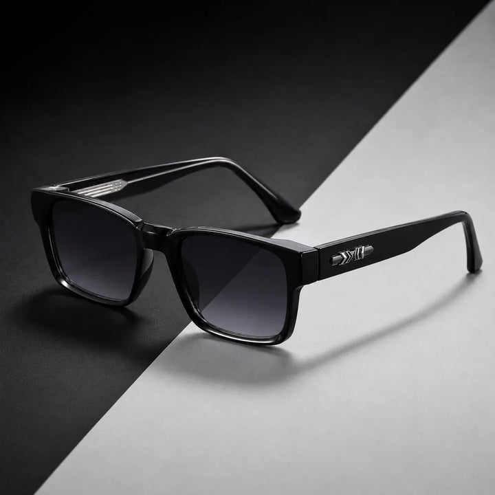 Men’s Sunglasses with Square Frame & Tinted Lenses | Casual