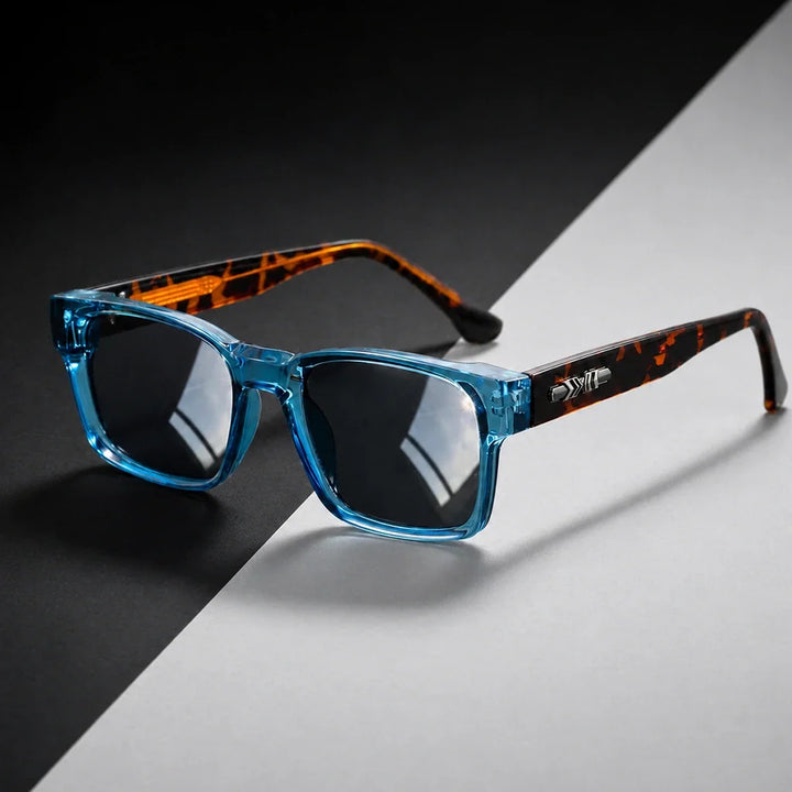 Men’s Sunglasses with Square Frame & Tinted Lenses | Casual
