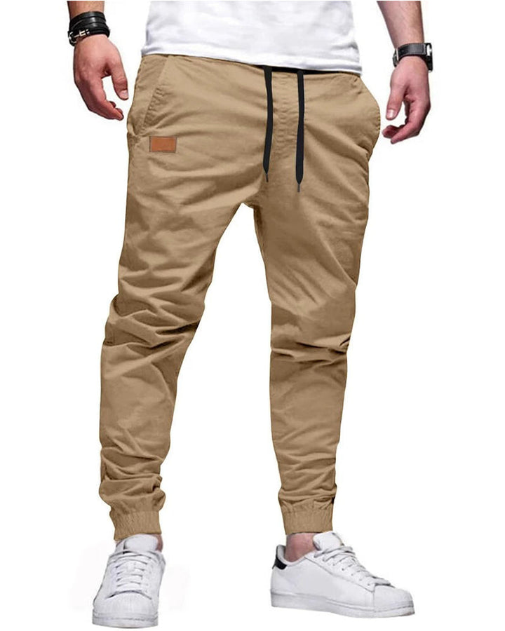 Men's Sweatpants with Drawstring & Pockets | Cuffed Hem