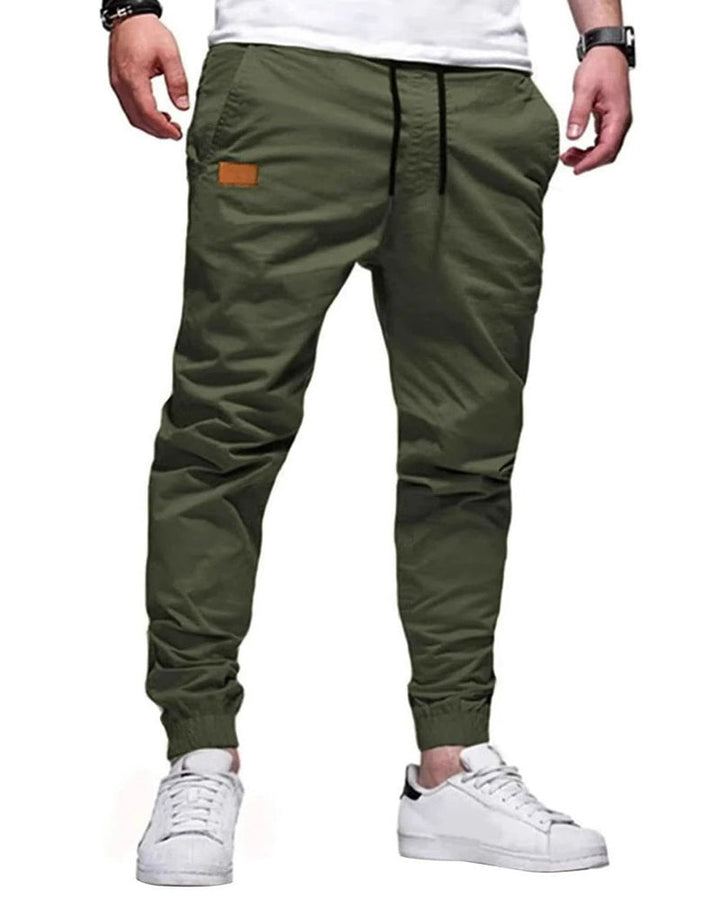 Men's Sweatpants with Drawstring & Pockets | Cuffed Hem