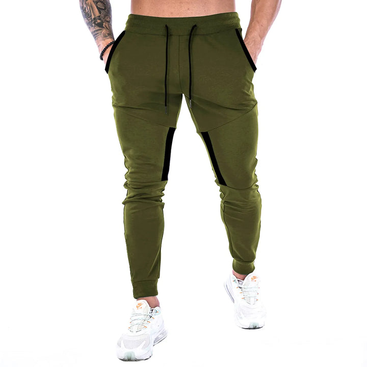 Men's Sweatpants with Zip Pockets & Drawstring | Tapered