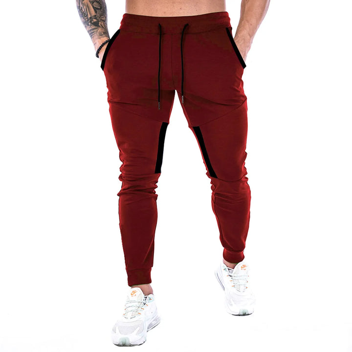 Men's Sweatpants with Zip Pockets & Drawstring | Tapered
