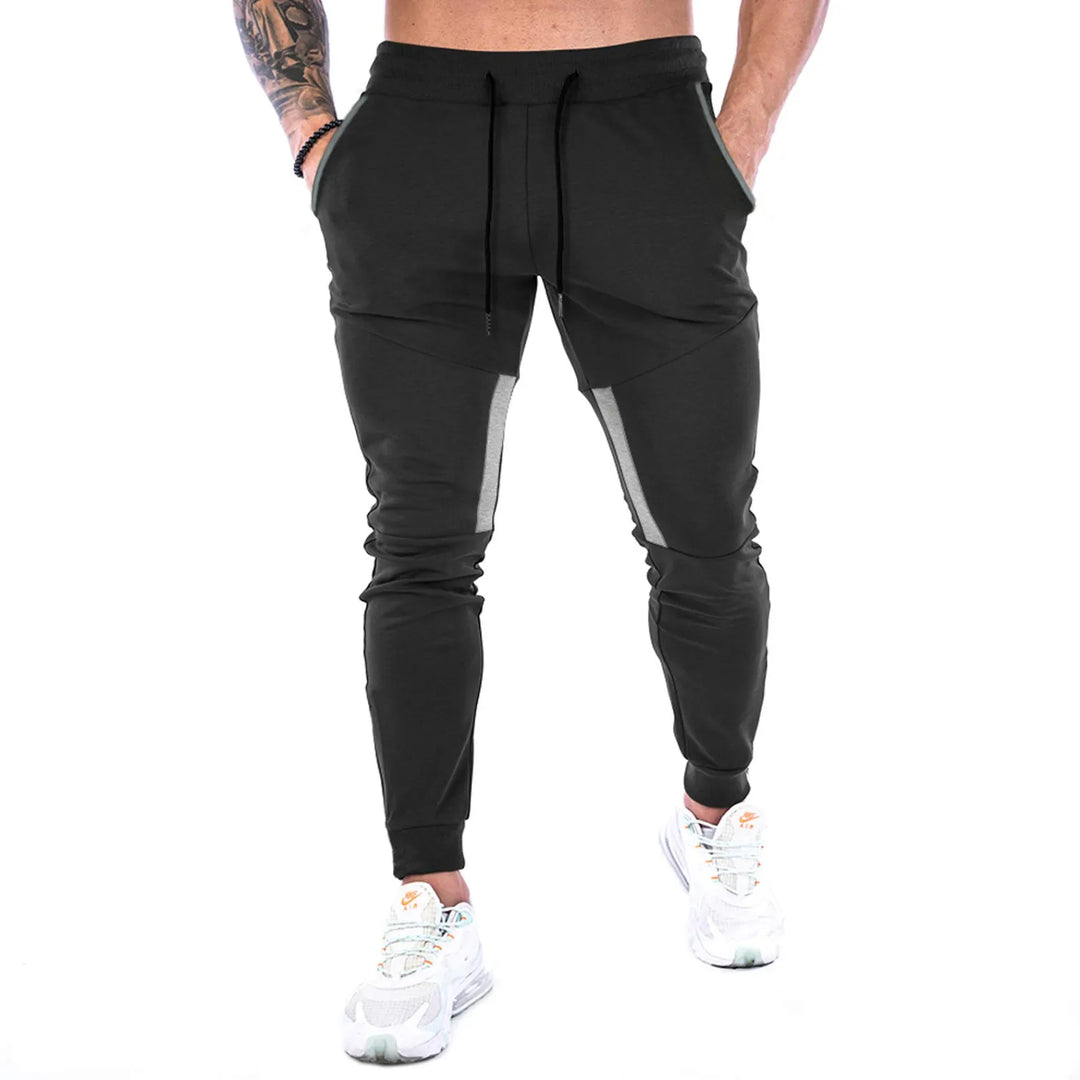 Men's Sweatpants with Zip Pockets & Drawstring | Tapered