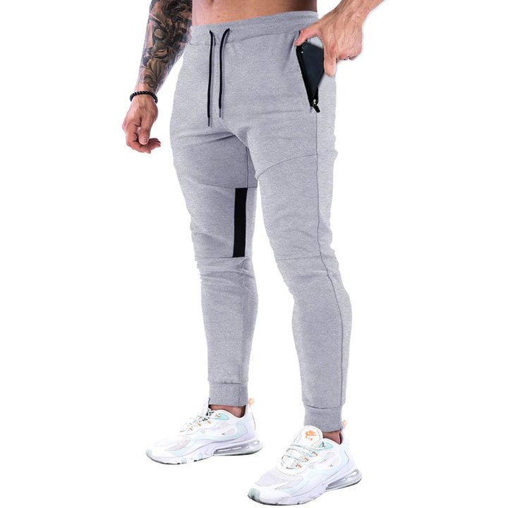 Men's Sweatpants with Zip Pockets & Drawstring | Tapered