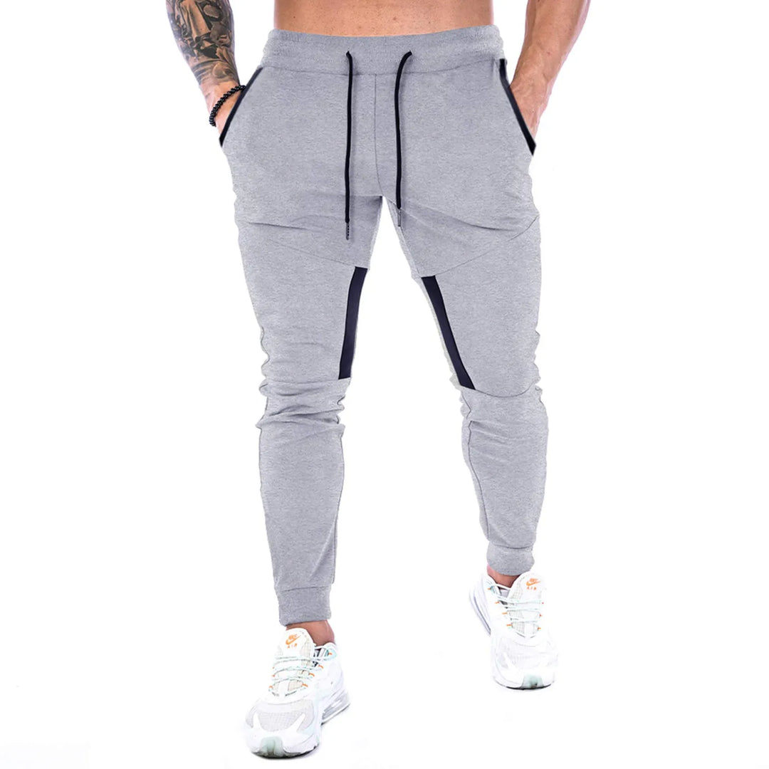 Men's Sweatpants with Zip Pockets & Drawstring | Tapered