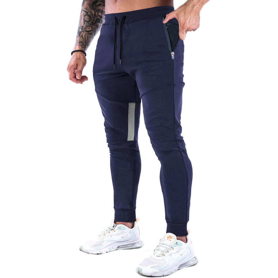 Men's Sweatpants with Zip Pockets & Drawstring | Tapered
