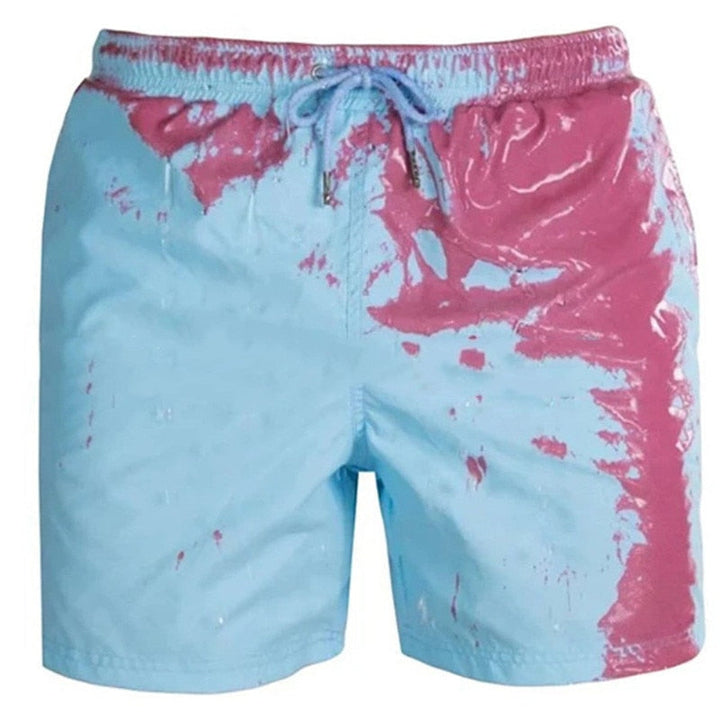 Men’s Swim Shorts with Colour Change Effect | Quick Dry