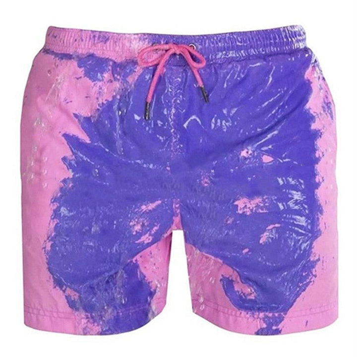 Men’s Swim Shorts with Colour Change Effect | Quick Dry