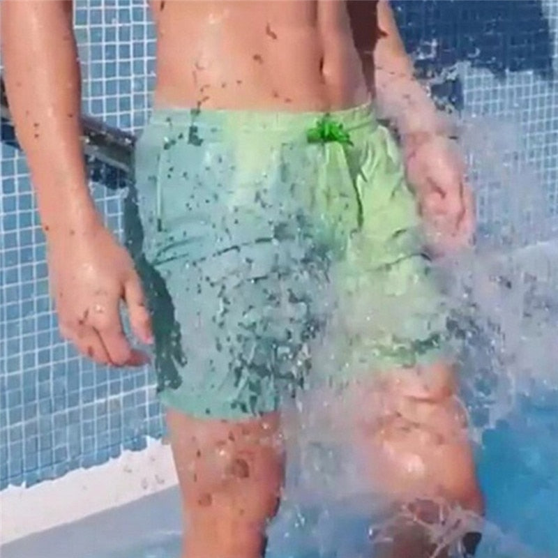Men’s Swim Shorts with Colour Change Effect | Quick Dry