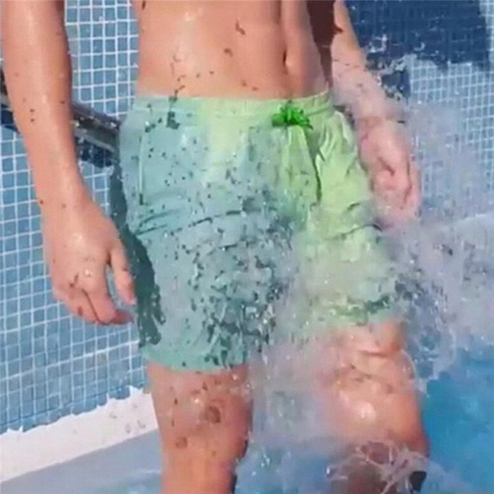 Men’s Swim Shorts with Colour Change Effect | Quick Dry