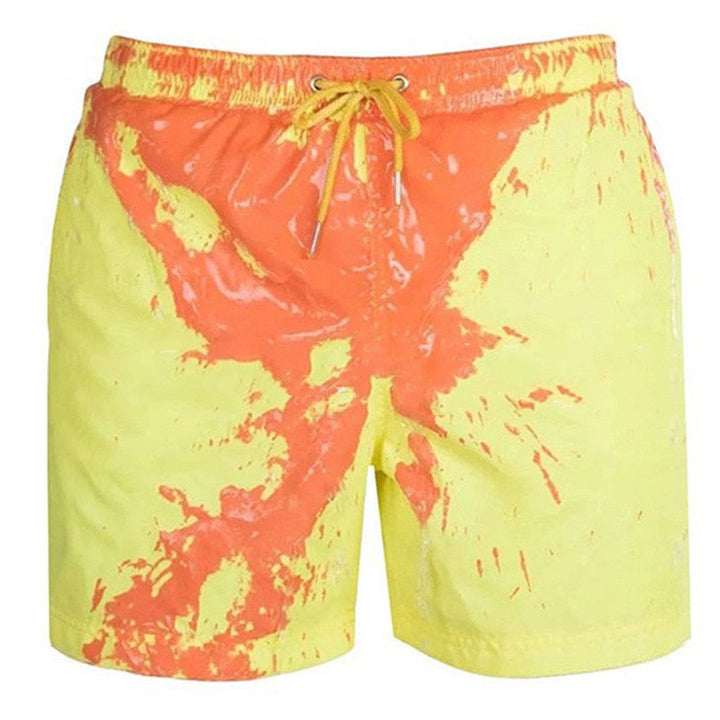 Men’s Swim Shorts with Colour Change Effect | Quick Dry