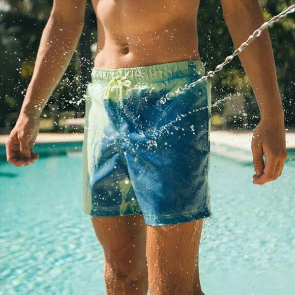 Men’s Swim Shorts with Colour Change Effect | Quick Dry