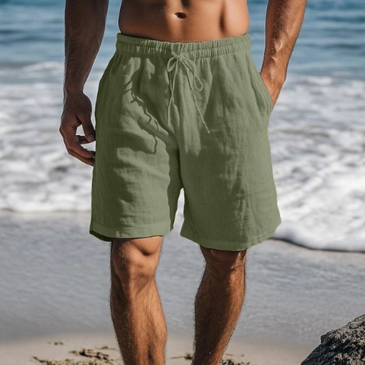 Men’s Swim Shorts with Drawstring Waist & Side Pockets | Above Knee