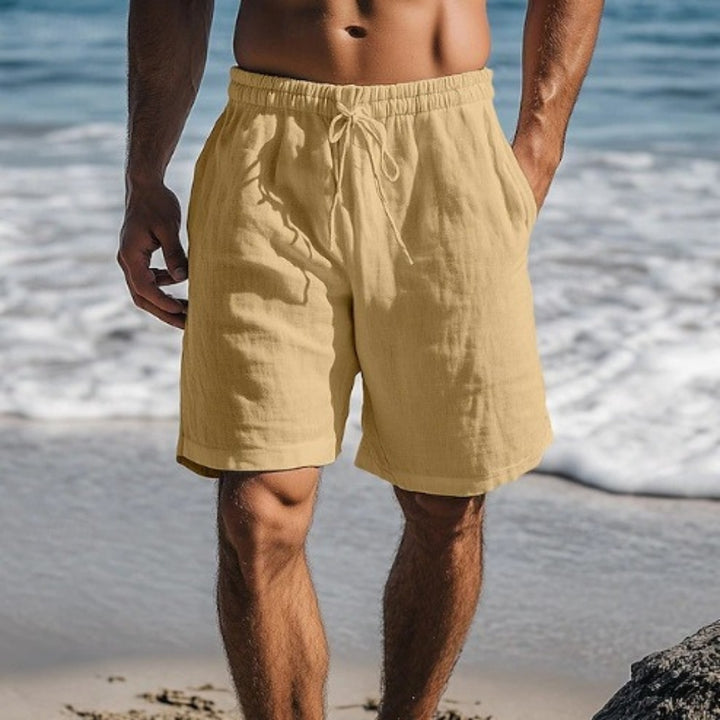Men’s Swim Shorts with Drawstring Waist & Side Pockets | Above Knee