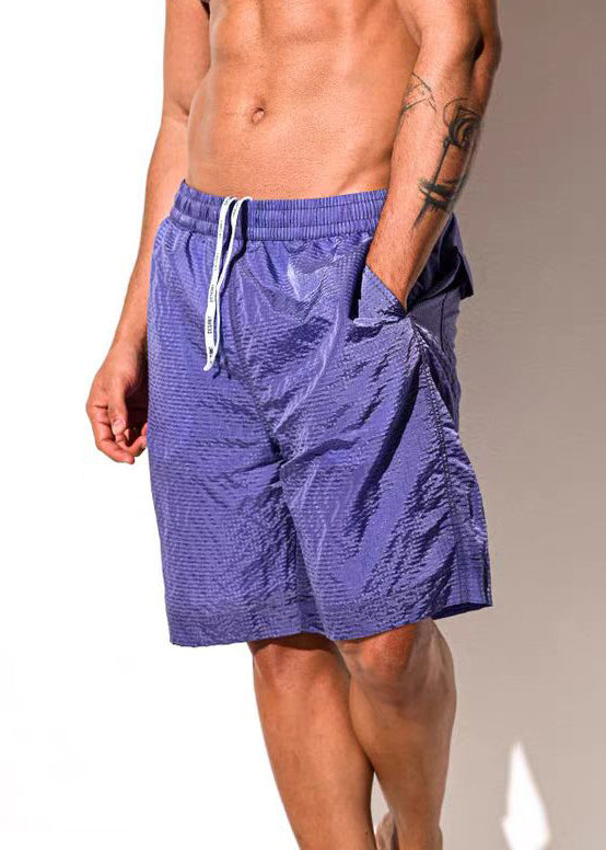 Men’s Swim Shorts with Drawstring Waist & Side Pockets | Knee Length