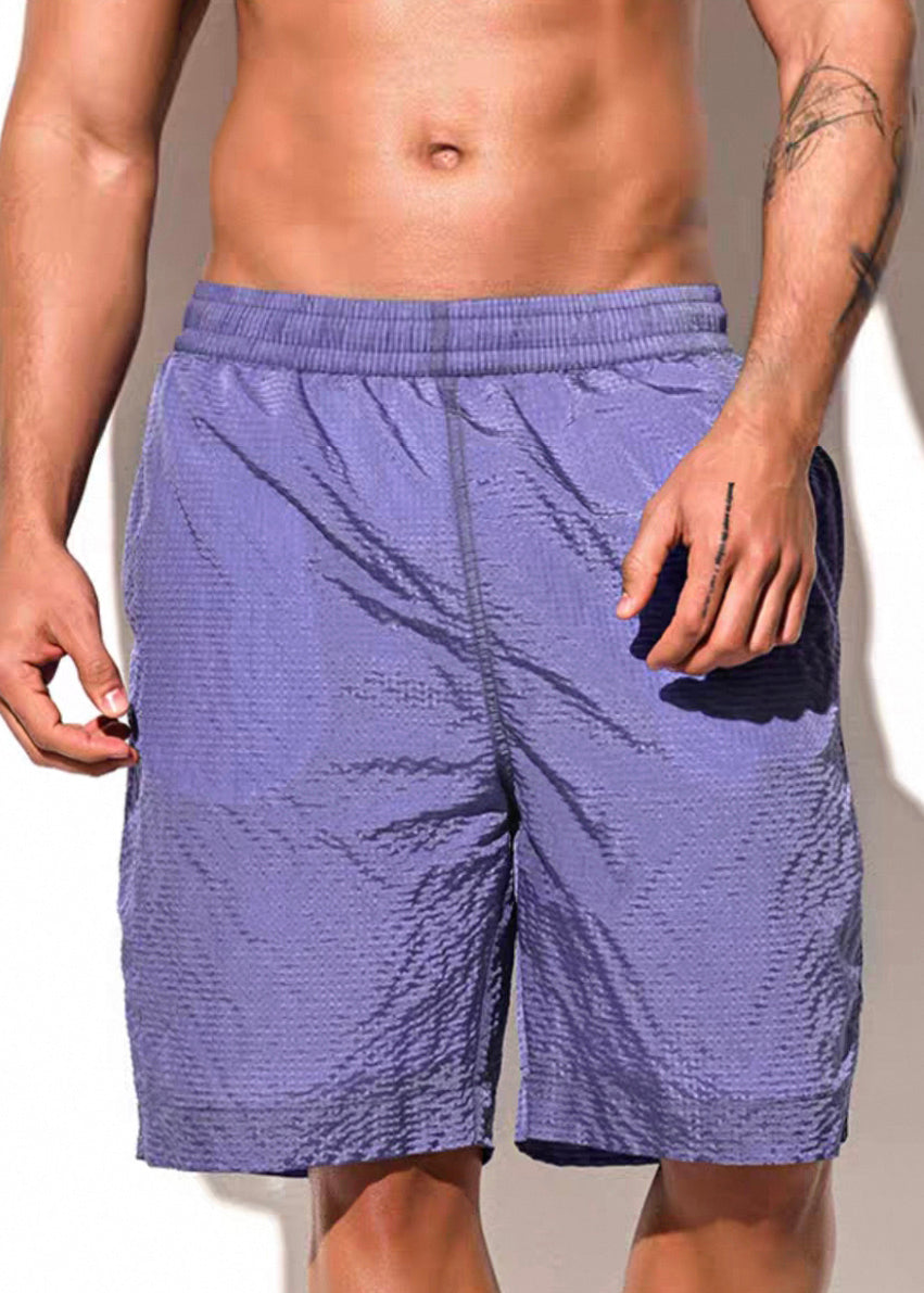 Men’s Swim Shorts with Drawstring Waist & Side Pockets | Knee Length