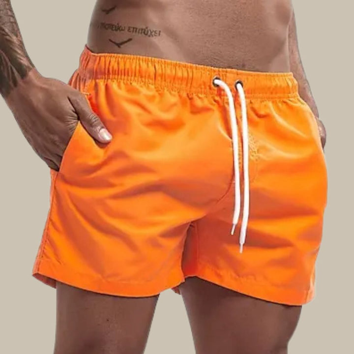 Men’s Swim Shorts with Drawstring Waist & Side Pockets | Sport