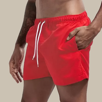 Men’s Swim Shorts with Drawstring Waist & Side Pockets | Sport