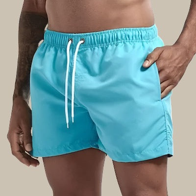 Men’s Swim Shorts with Drawstring Waist & Side Pockets | Sport