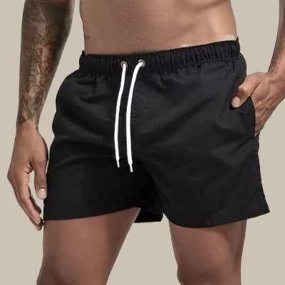 Men’s Swim Shorts with Drawstring Waist & Side Pockets | Sport
