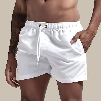 Men’s Swim Shorts with Drawstring Waist & Side Pockets | Sport