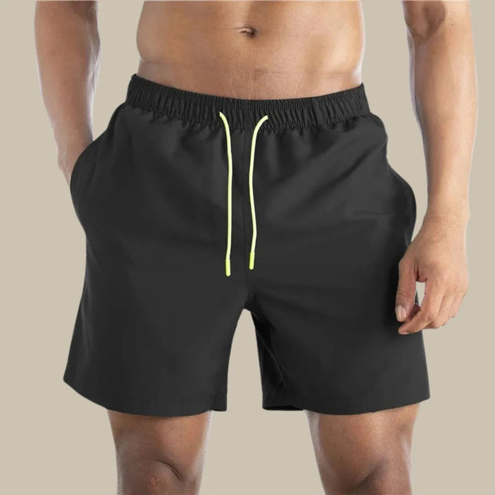 Men’s Swim Shorts with Drawstring Waist & Side Pockets |  Summer
