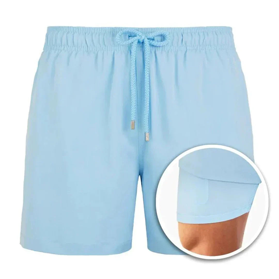 Men’s Swim Shorts with Liner & Drawstring Waist | Beach