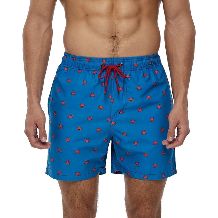 Men’s Swim Shorts with Summer Print | Drawstring Waist