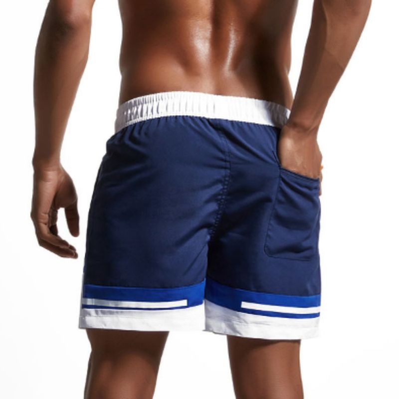 Men’s Swim Shorts with Wide Waistband & Drawstring | Beach