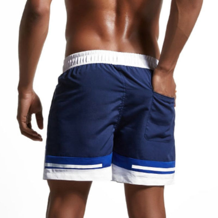 Men’s Swim Shorts with Wide Waistband & Drawstring | Beach