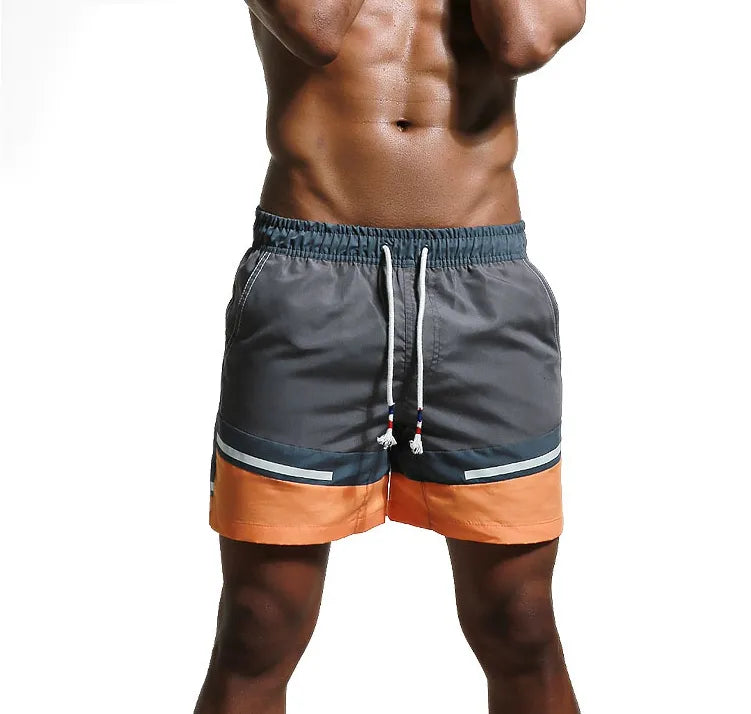Men’s Swim Shorts with Wide Waistband & Drawstring | Beach