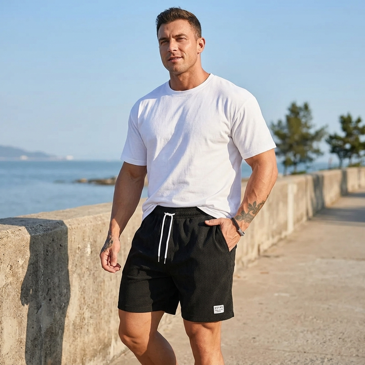 Men’s Swimwear Shorts Elastic Waist | Summer
