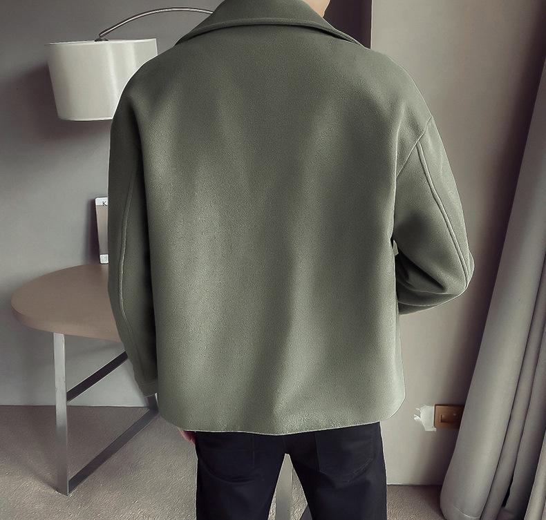 Men's Trench Coat Double Breasted | Cropped