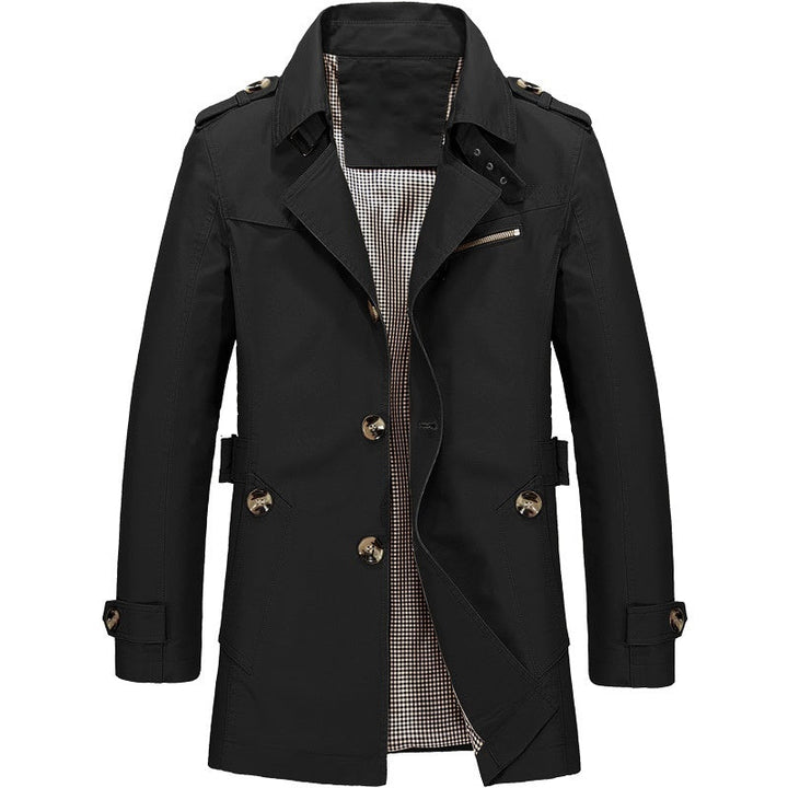 Men's Trench Coat Double Breasted | Tailored Fit