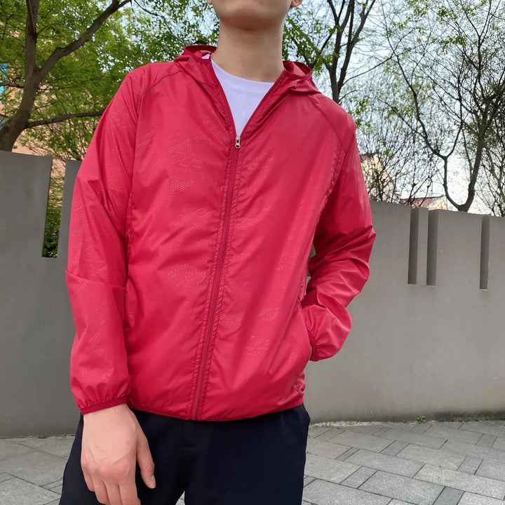 Men's Windbreaker with Hood & Full Zip | Light Jacket