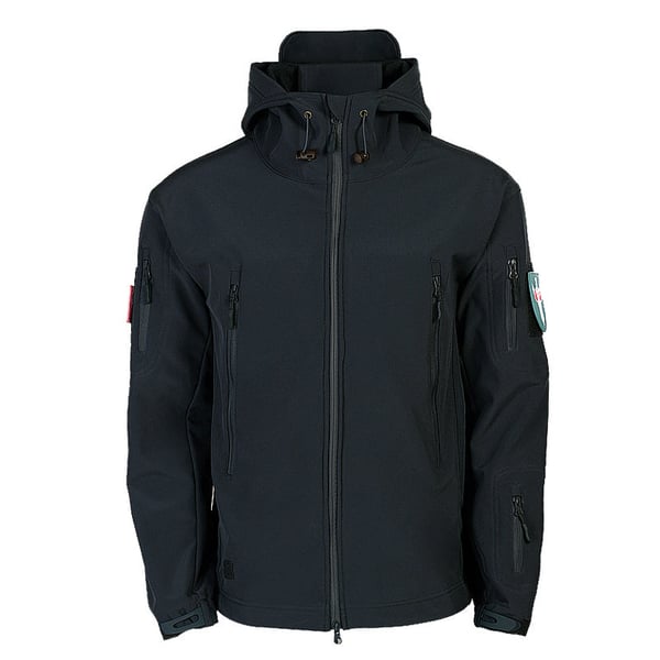 Men's Windbreaker with Hood & Zip Pockets | Tactical