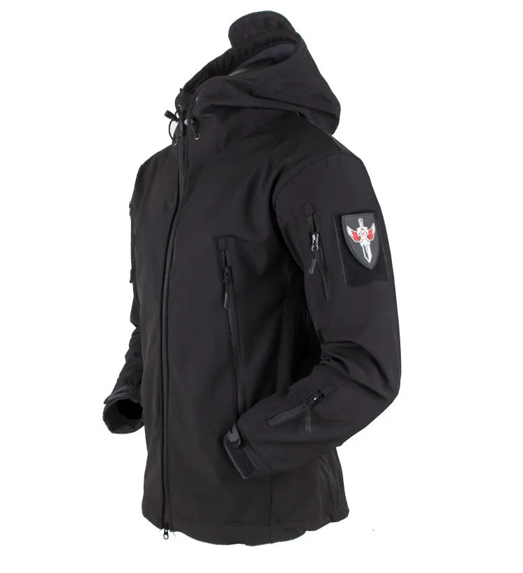Men's Windbreaker with Hood & Zip Pockets | Tactical