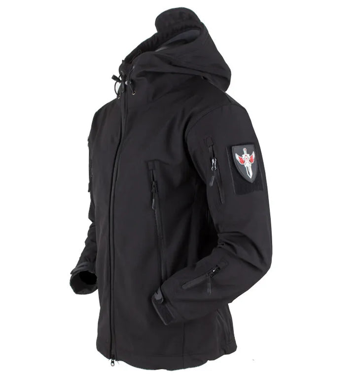 Men's Windbreaker with Hood & Zip Pockets | Tactical