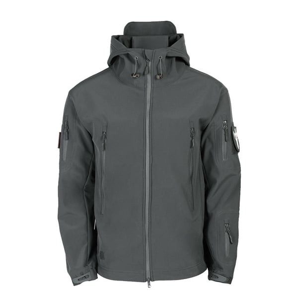 Men's Windbreaker with Hood & Zip Pockets | Tactical