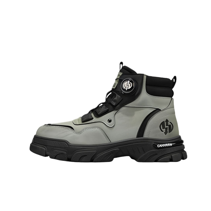 Men's Work Boots with Dial Lace & Grip Sole | Ankle