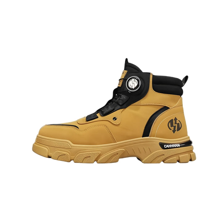 Men's Work Boots with Dial Lace & Grip Sole | Ankle