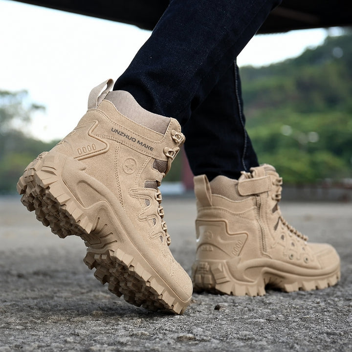 Men's Work Boots with Tactical Design & Lace Up | Hiking