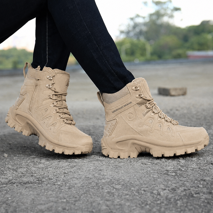 Men's Work Boots with Tactical Design & Lace Up | Hiking