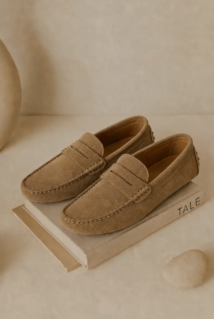 Men's Work Loafers Slip-On Driving Moccasins | Casual