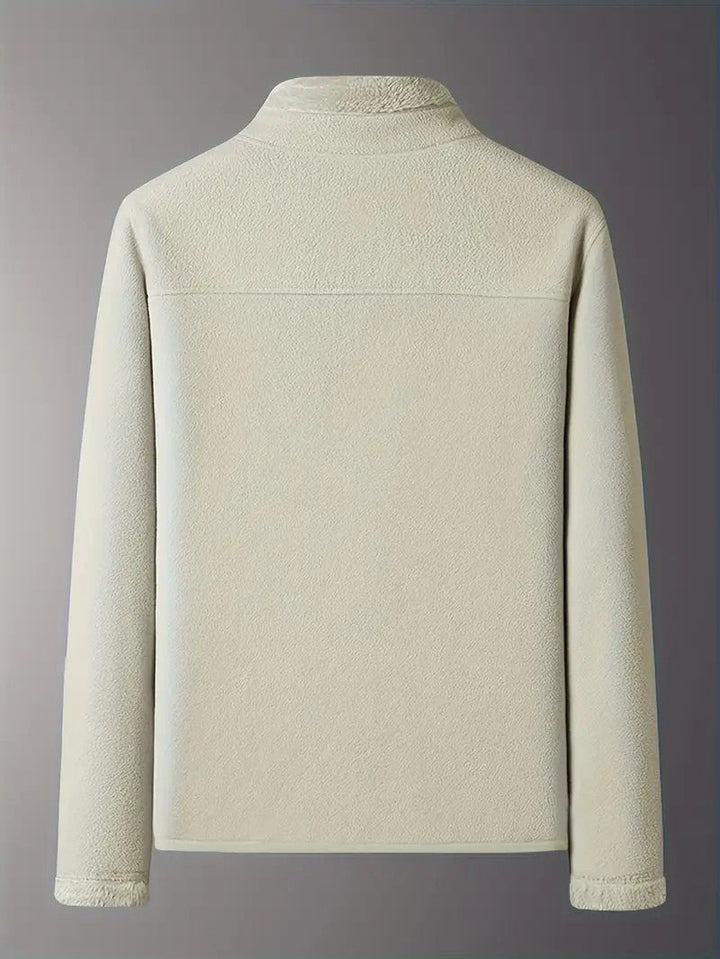 Women's Winter Jacket Fluffy Zip-Up Stand Collar | Reversible