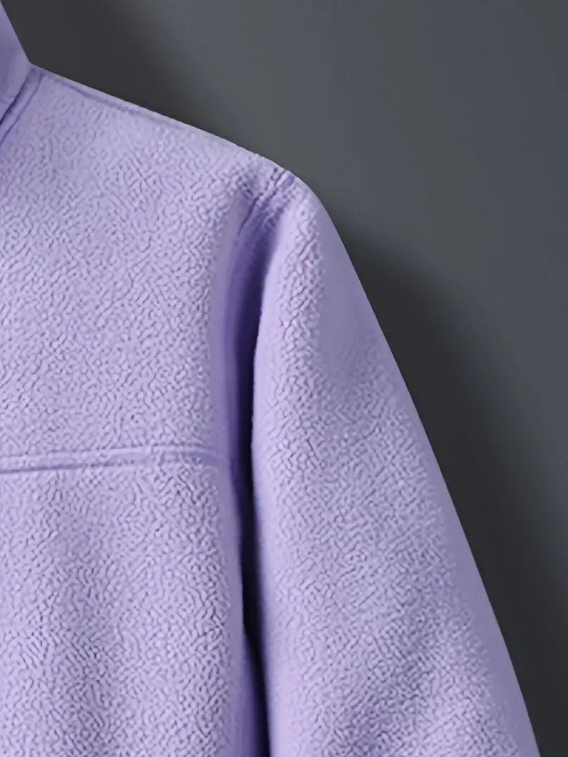 Women's Winter Jacket Fluffy Zip-Up Stand Collar | Reversible