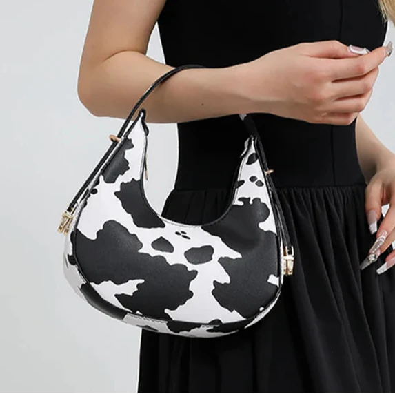 Women's Animal Print Handbags with Zipper | Shoulder Bag